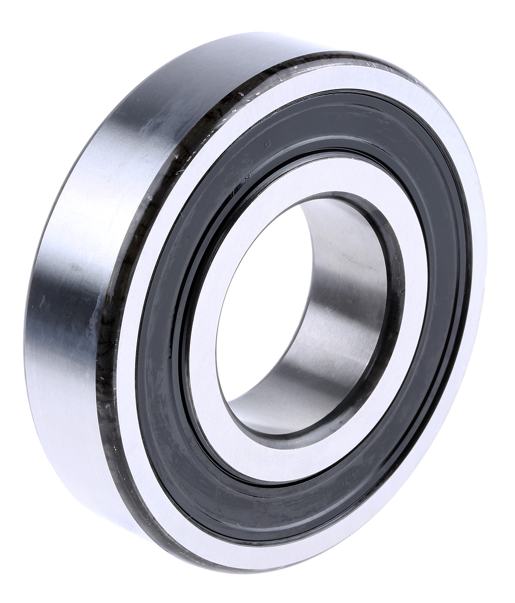 SKF 6309-2RS1 1 Row Ball Bearing - 45 mm ID, 100 mm OD