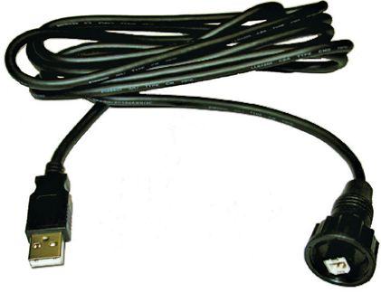 Amphenol Socapex USB 2.0, Male USB B to Female USB A, 2m