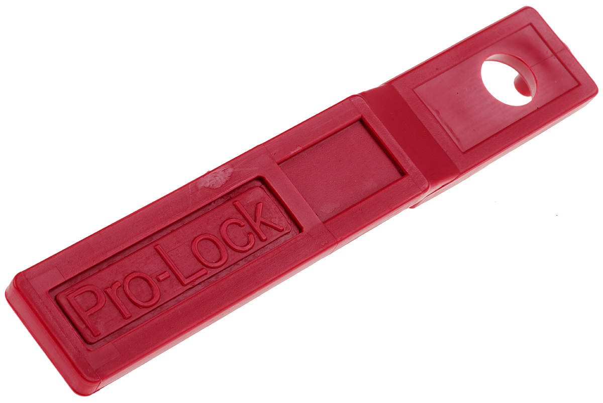 Brady Red Polypropylene Cable Lockout Accessories