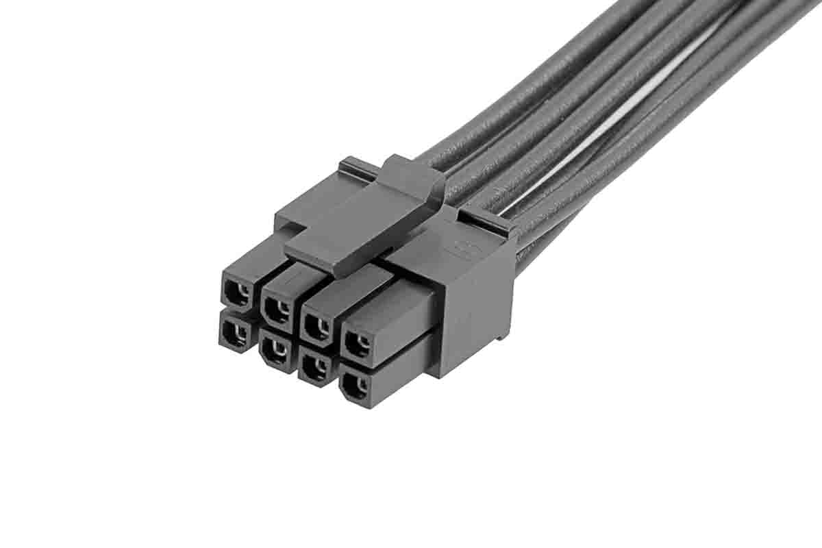 Molex 8 Way Female Micro-Fit 3.0 to 8 Way Female Micro-Fit 3.0 Wire to Board Cable, 300mm