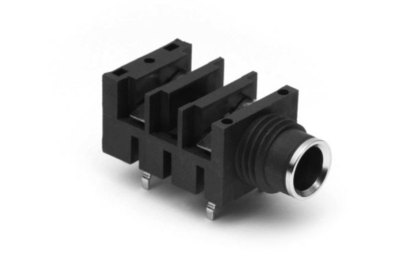 Amphenol Industrial Jack Connector 1/4 in Chassis Mount Phone Jack Socket 10A