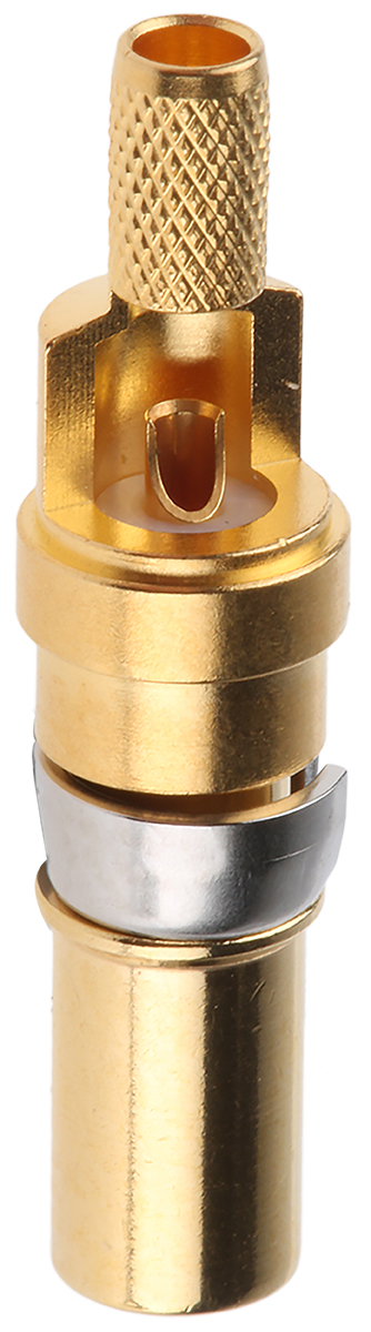 RS PRO , Straight RG174/U, RG188 A/U, RG316/U , Male Gold , Copper Alloy , Backplane Connector Contact