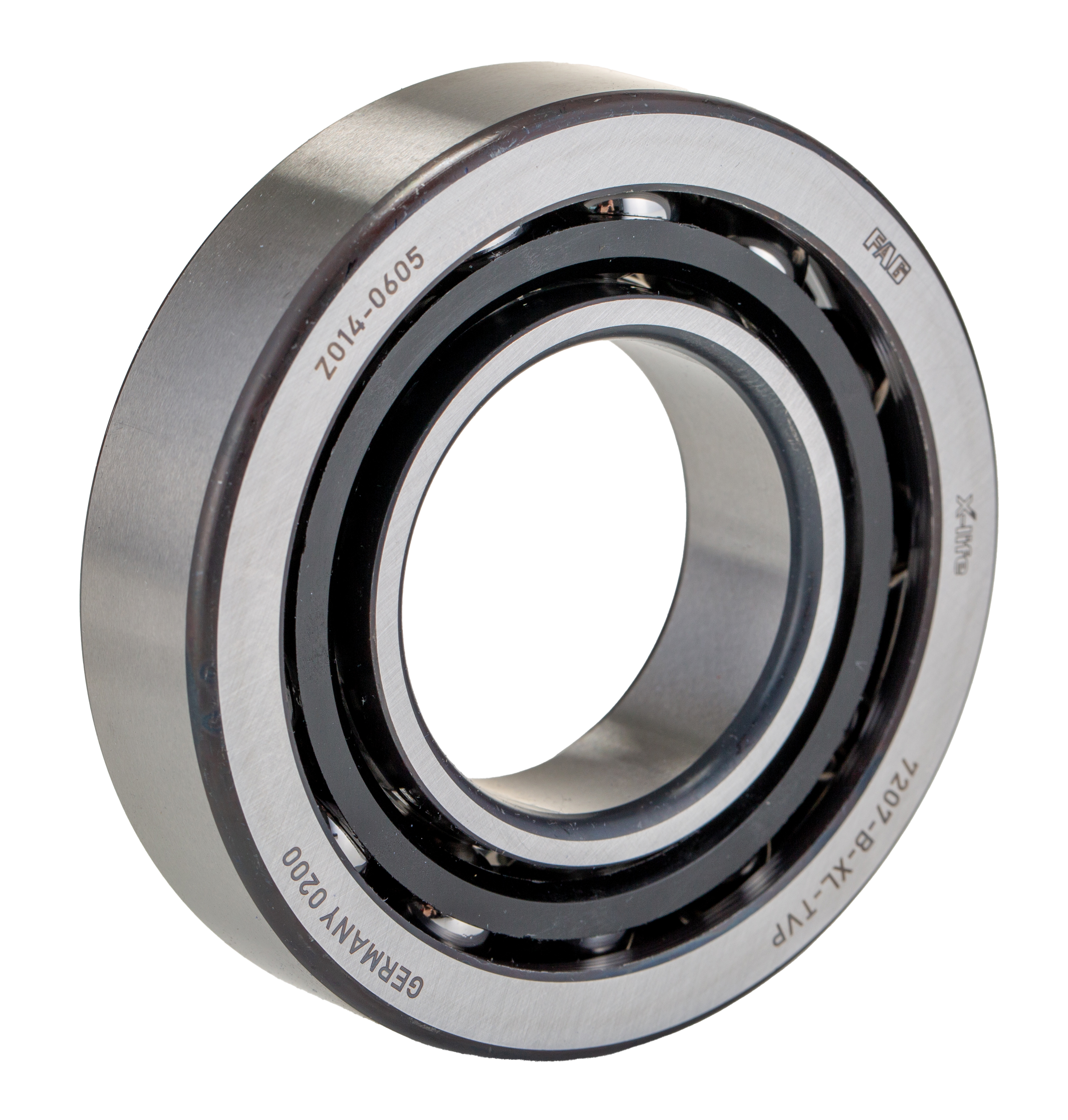 FAG 7207-B-XL-TVP 1 Row Ball Bearing - 35 mm ID, 72 mm OD 17 mm Race Width