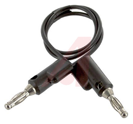 Mueller Electric, 10A, 300V, Black, 300mm Lead Length