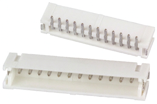 JST ZH Series Top Entry Surface PCB Header, 12 Contact(s), 1.5 mm Pitch, 1 Row, Shrouded