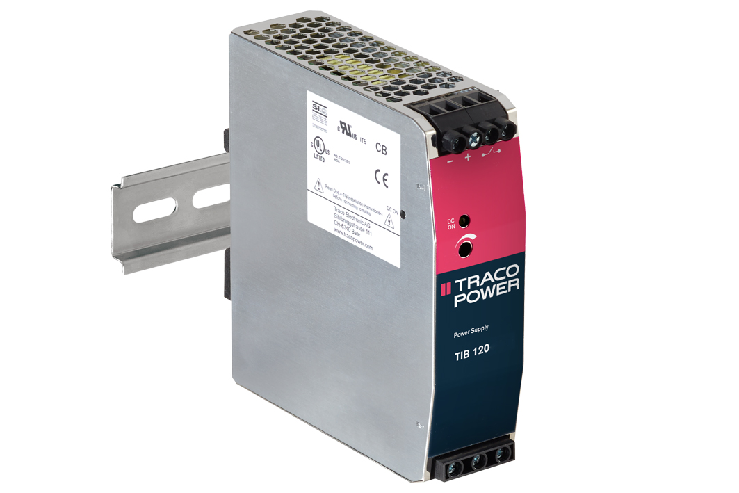 TRACOPOWER TIB 120 Linear DIN Rail Power Supply, 85 → 264V ac ac Input, 12V dc dc Output, 10A Output, 120W