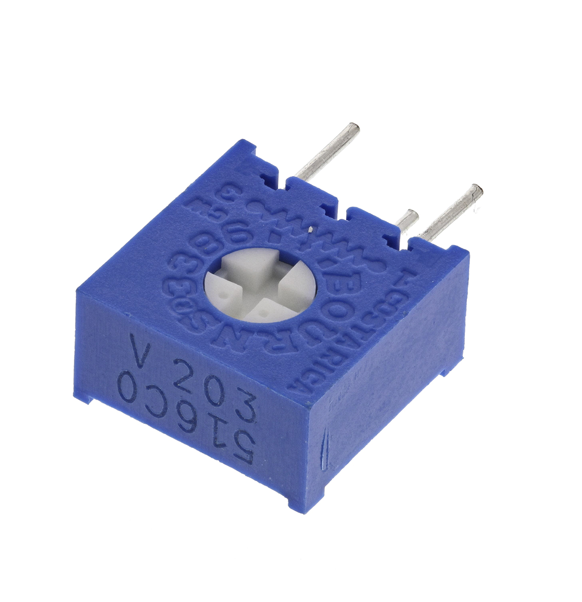 20kΩ, Through Hole Trimmer Potentiometer 0.5W Bourns, 3386