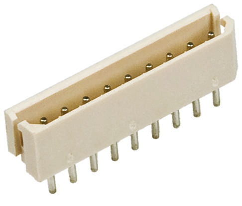 Molex SPOX Series Straight Through Hole PCB Header, 14 Contact(s), 2.5 mm Pitch, 1 Row, Shrouded