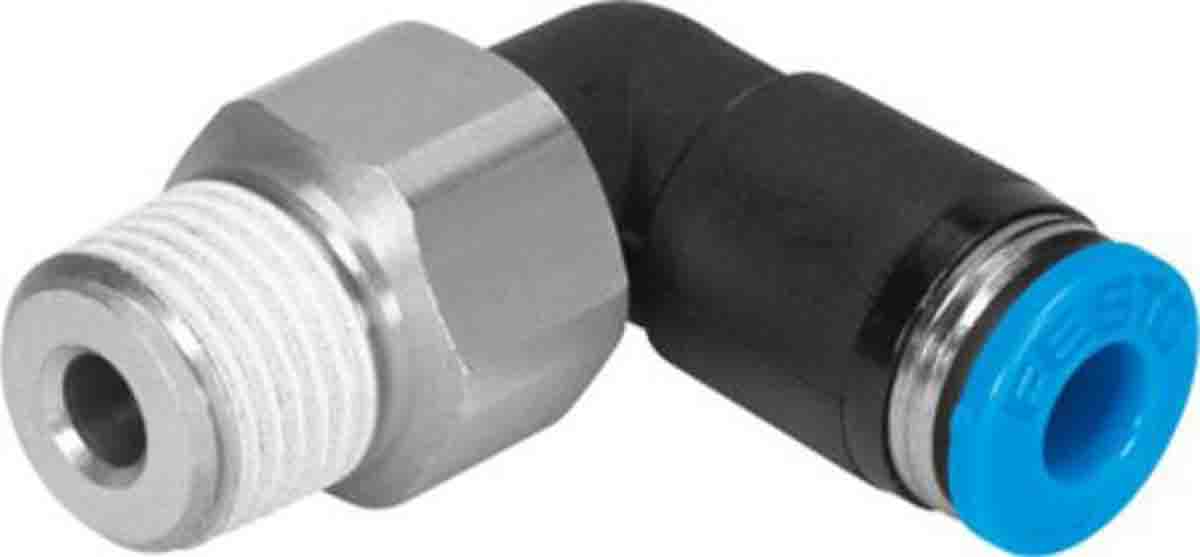 Festo QSRL PBT Pneumatic Rotary Union, R 3/8 Male, Push In 12 mm