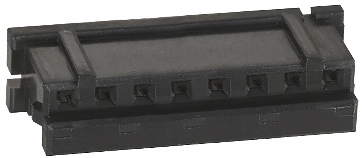 Hirose, DF3 Female Connector Housing, 2mm Pitch, 8 Way, 1 Row