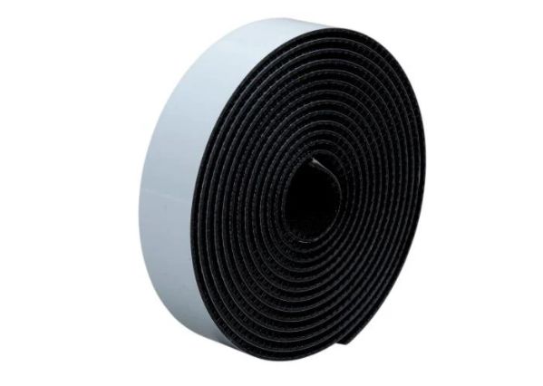 3M Black Hook & Loop Tape, 25mm x 5m