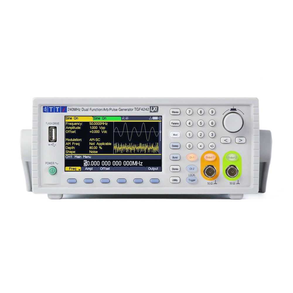 Aim-TTi TGF4242 Function Generator, 1μHz Min, 240MHz Max, FM Modulation, Variable Sweep
