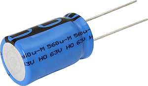 Vishay 1000μF Aluminium Electrolytic Capacitor 50V dc, Through Hole - MAL225051102E3