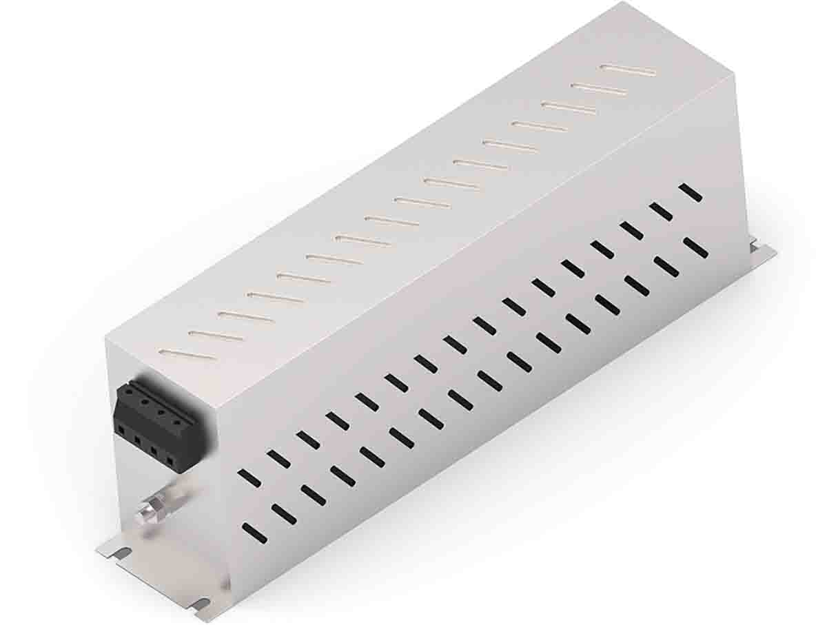 TE Connectivity, KEV-BS 30A 520 V ac 50 → 60Hz, Chassis Mount EMI Filter, Terminal Block 3 Phase
