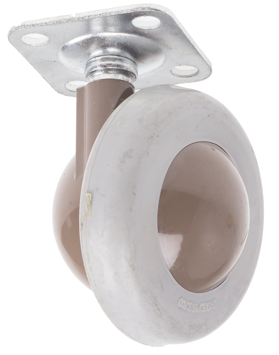RS PRO Swivel Castor Wheel, 50kg Capacity, 56mm Wheel
