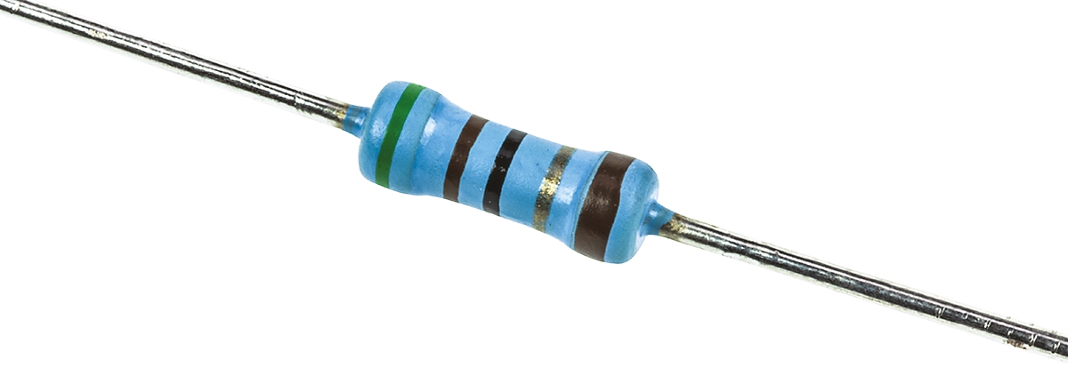 Vishay MBB0207 Series Axial Thin Film Fixed Resistor 51Ω ±1% 0.6W ±50ppm/°C