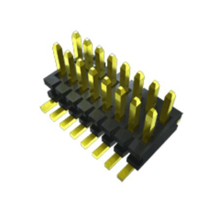 Samtec FTE Series Vertical Surface Pin Header, 50 Contact(s), 0.8 mm Pitch, 2 Row, Unshrouded