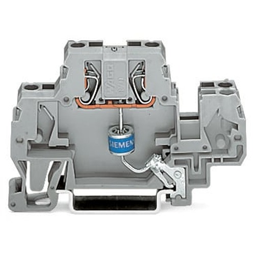 WAGO 870-523/281-581 870 Series Grey, 2.5mm², 2-Level, Cage Clamp Termination