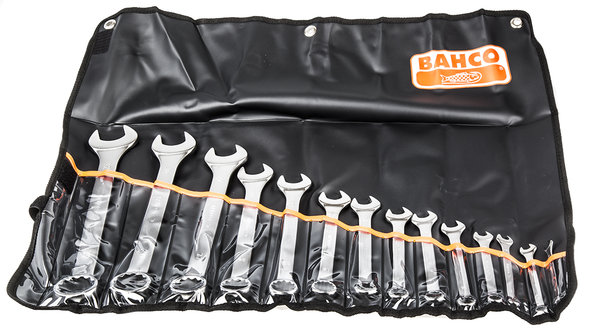 Bahco 111M Series 14-Piece Spanner Set, 6 → 32 mm