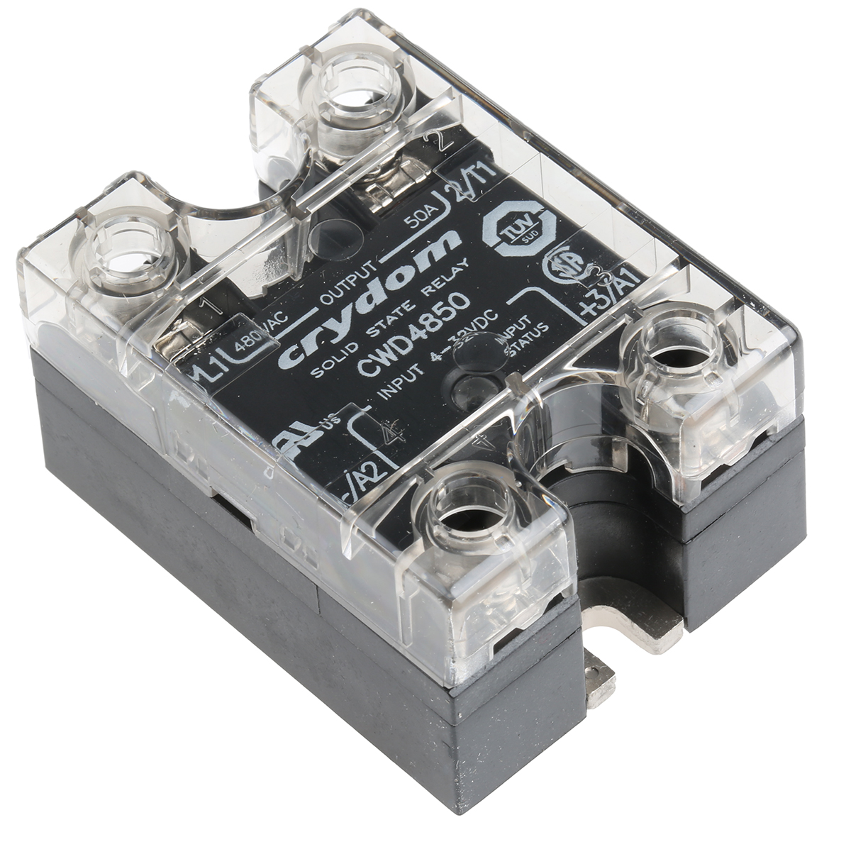 Sensata Crydom CW Series Solid State Relay, 50 A rms Load, Panel Mount, 660 V ac Load, 32 V Control