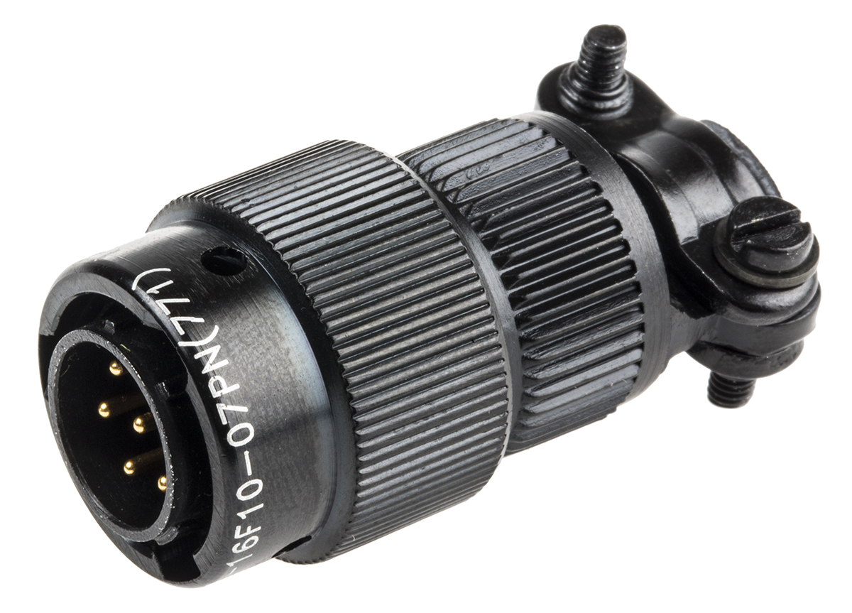 Amphenol Limited, 62LC, Copper 7 Way Cable Mount MIL Spec Circular Connector, Pin Contacts,Shell Size 10, Bayonet