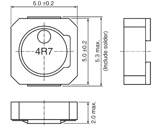TDK, VLCF, 5020 Yes Wirewound Surface Mount Inductor with a Ferrite Core, 10 μH Wirewound ±20/±30 % 1.56 A Idc