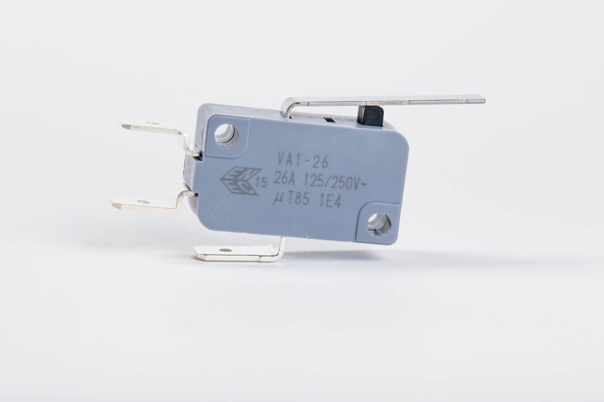 Zippy Lever Snap Action Micro Switch, Solder Terminal, 26A, SPDT
