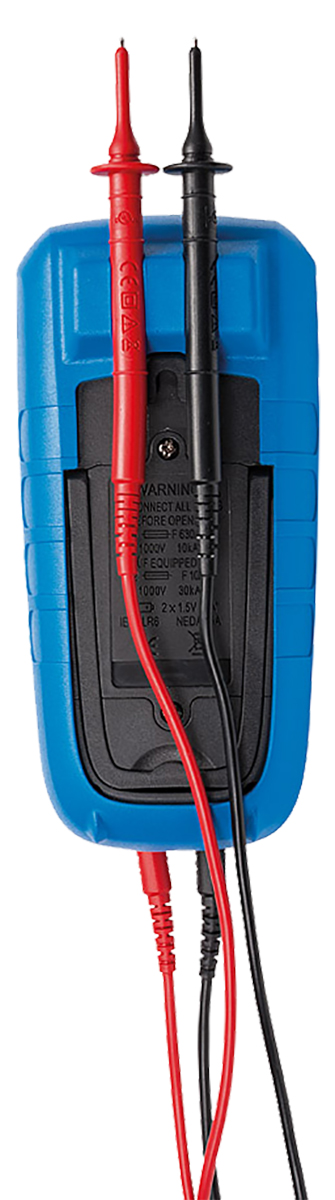 Metrix MTX203 Handheld Digital Multimeter, True RMS, 10A ac Max, 10A dc Max, 750V ac Max - RS Calibrated