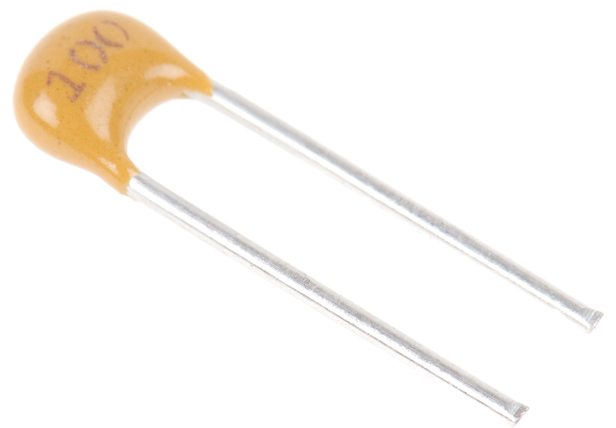 KEMET 10pF Multilayer Ceramic Capacitor MLCC, 200V dc V, ±5% , Through Hole