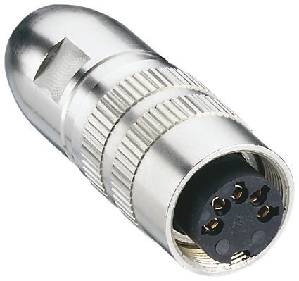 Lumberg 7 Pole Din Socket, DIN EN 60529, 5A, 60 V ac IP68, Female, Cable Mount