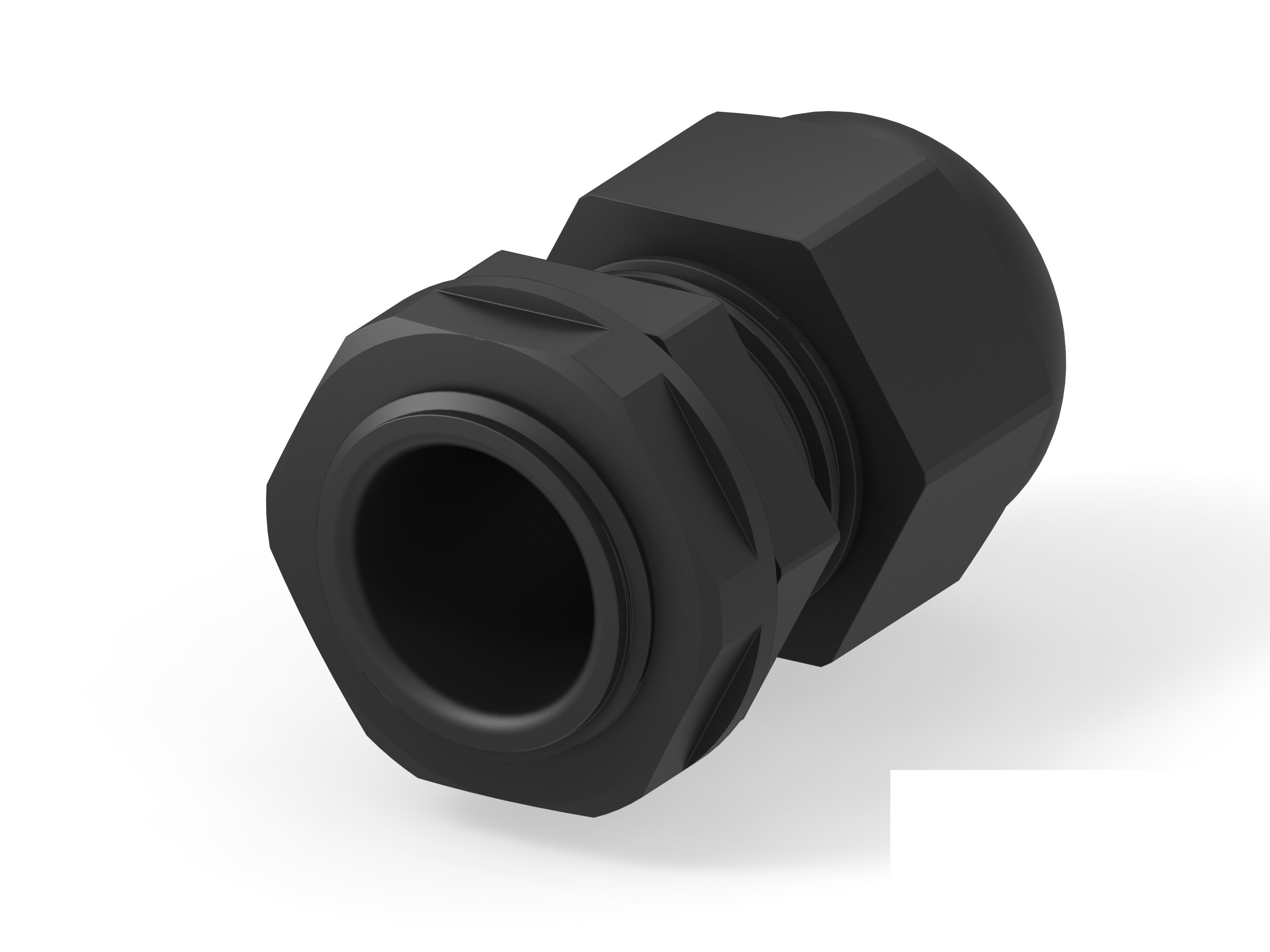 Entrelec 1SNG Series Black PA 6 Cable Gland, PG11 Thread, 5mm min., 10mm max., IP66, IP68