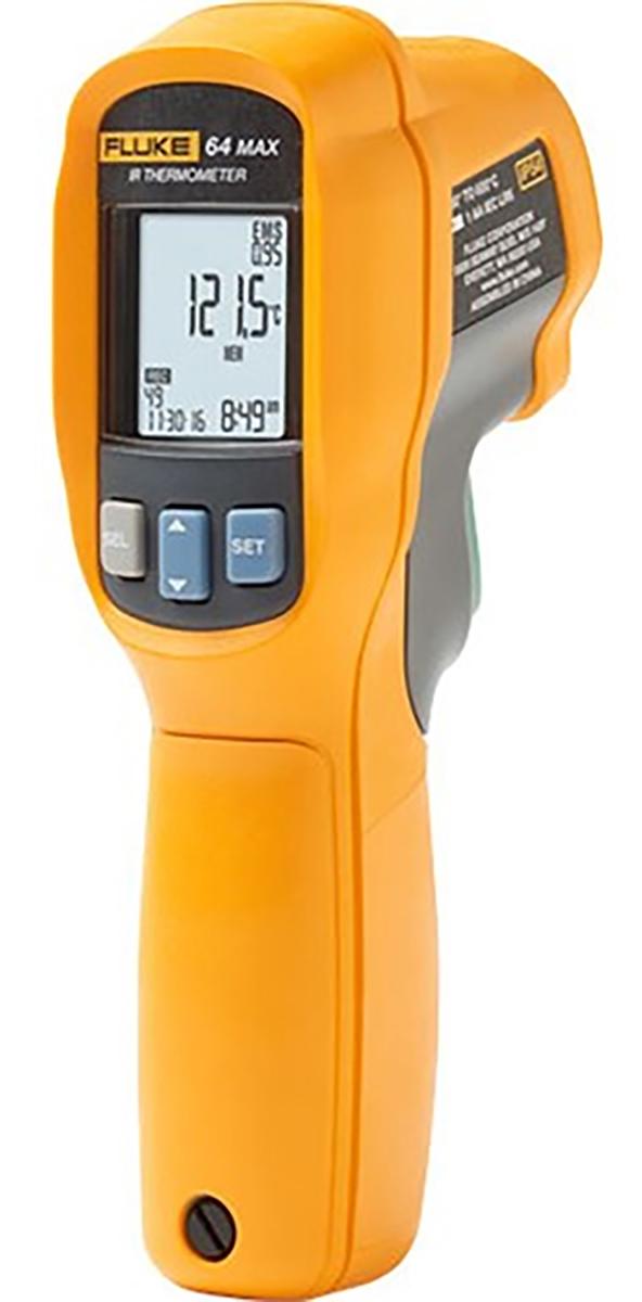 Fluke 64 MAX Infrared Thermometer, -30°C Min, +600°C Max, ±1 °C Accuracy, °C and °F Measurements