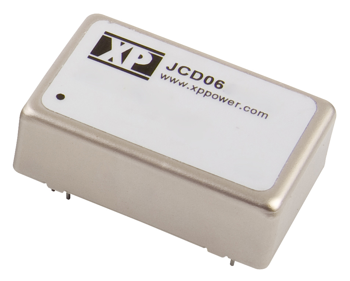XP Power JCD DC-DC Converter, ±9V dc/ ±333mA Output, 18 → 36 V dc Input, 6W, Through Hole, +100°C Max Temp -40°C