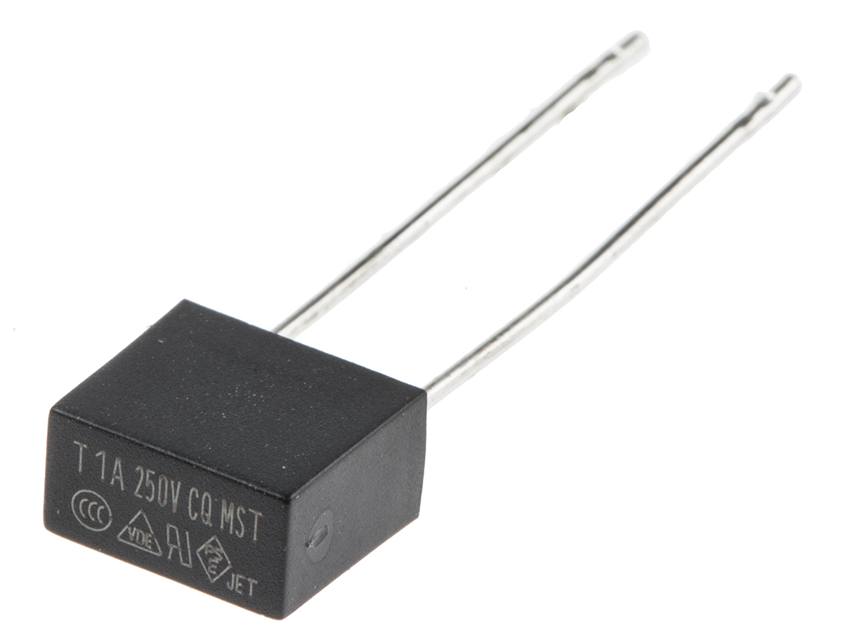 RS PRO PC Board Non Resettable Fuse, Radial 1A, 250V ac