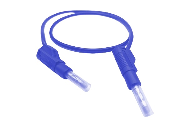 Mueller Electric Test lead, 32A, 600V, Blue, 1m Lead Length