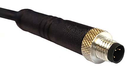 Bulgin Male 34 way M5 to Unterminated 34 way Sensor Actuator Cable