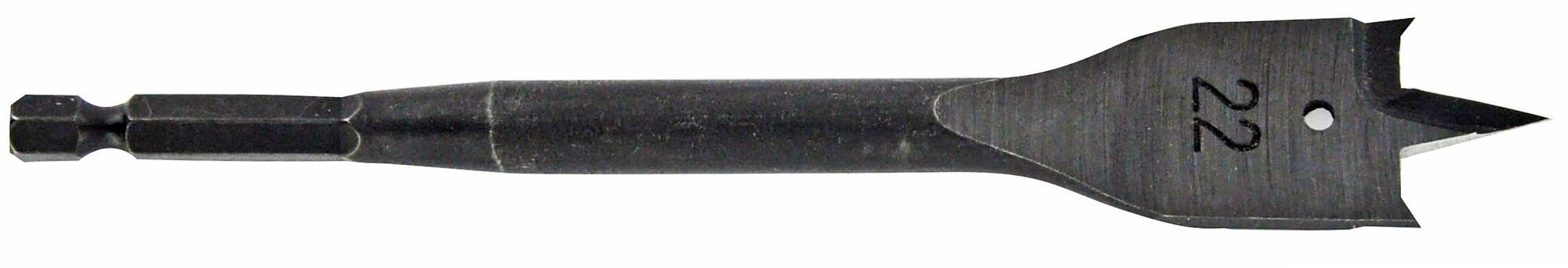 Tivoly 1080252 Series Carbon Steel Flat Wood Drill Bit for Wood, 25mm Diameter, 158 mm Overall