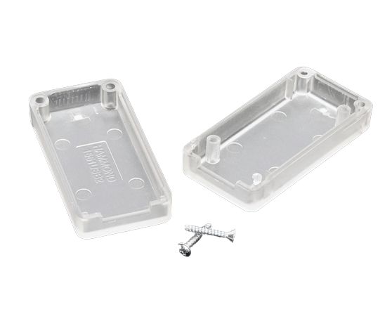 Hammond 1551 Series Translucent White ABS Enclosure, IP54, Translucent White Lid, 50 x 25 x 15.5mm