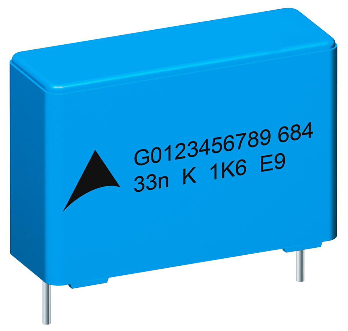 EPCOS B32682 Polypropylene Film Capacitor, 300 V ac, 630 V dc, ±10%, 10nF, Through Hole