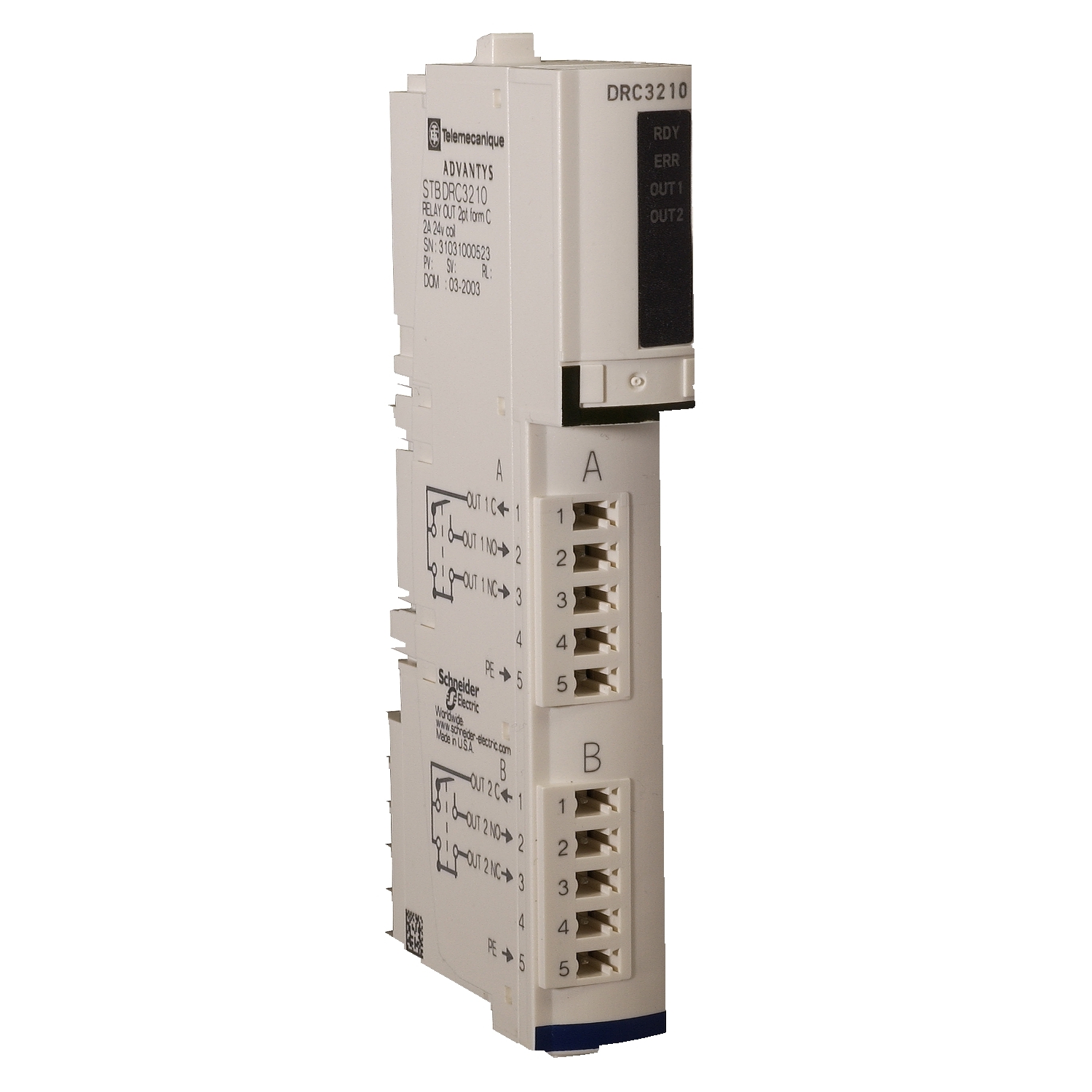 Schneider Electric Advantys STB Series Connection Kit for Use with STB Series, Relay, 24 V