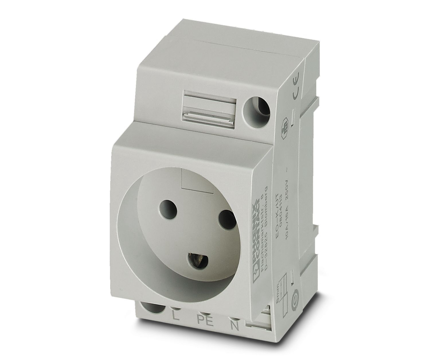 Phoenix Contact Denmark Mains Sockets, 16A, DIN Rail Mount, 250 V