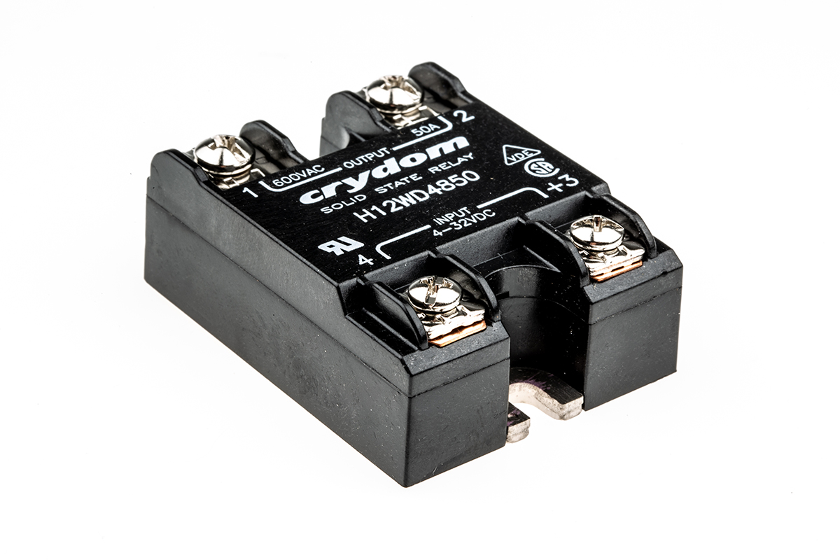 Sensata Crydom Solid State Relay, 50 A Load, Panel Mount, 660 V ac Load, 32 V Control