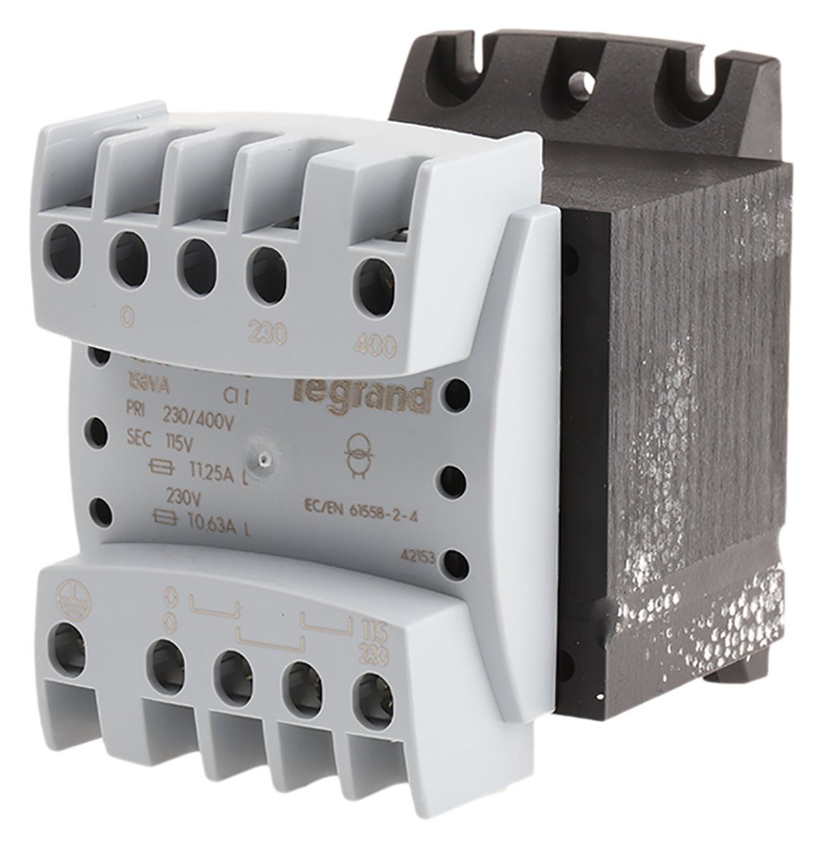 Legrand 160VA DIN Rail Transformer, 230 → 400V Primary, 115 → 230V Secondary
