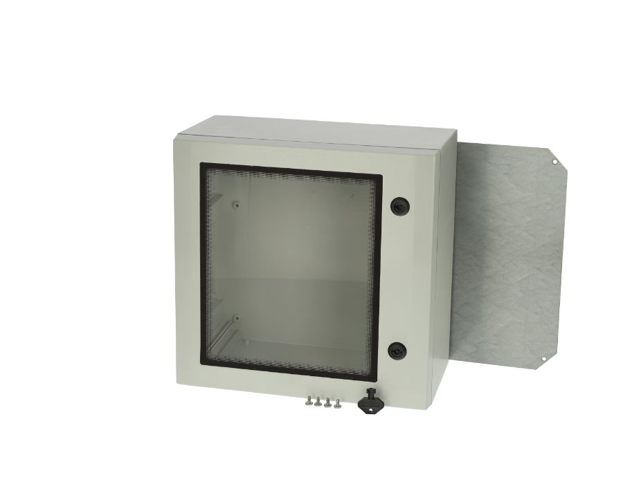 Fibox Polycarbonate Wall Box, IP66, 400 mm x 400 mm x 210mm