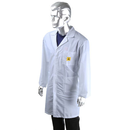 RS PRO White Unisex Reusable Lab Coat, XXL