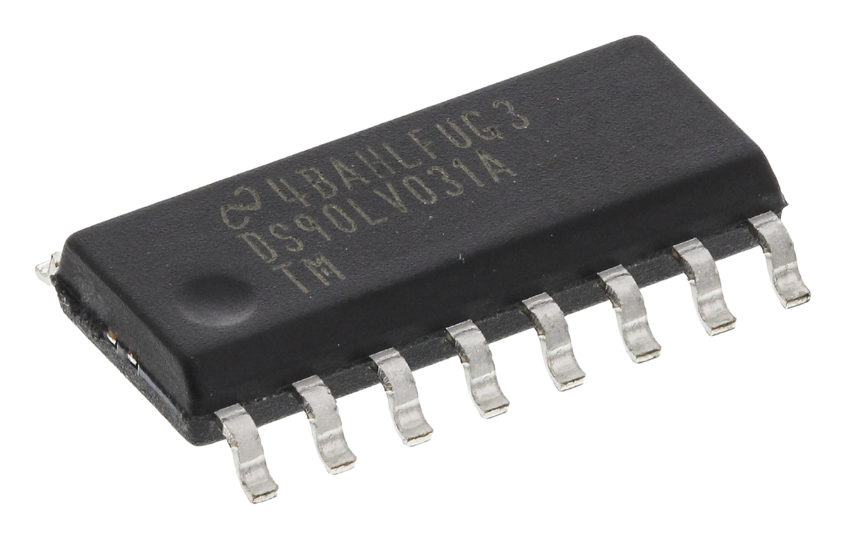 Texas Instruments DS90LV031ATM/NOPB, LVDS Transmitter Quad CMOS, TTL LVDS, 16-Pin SOIC