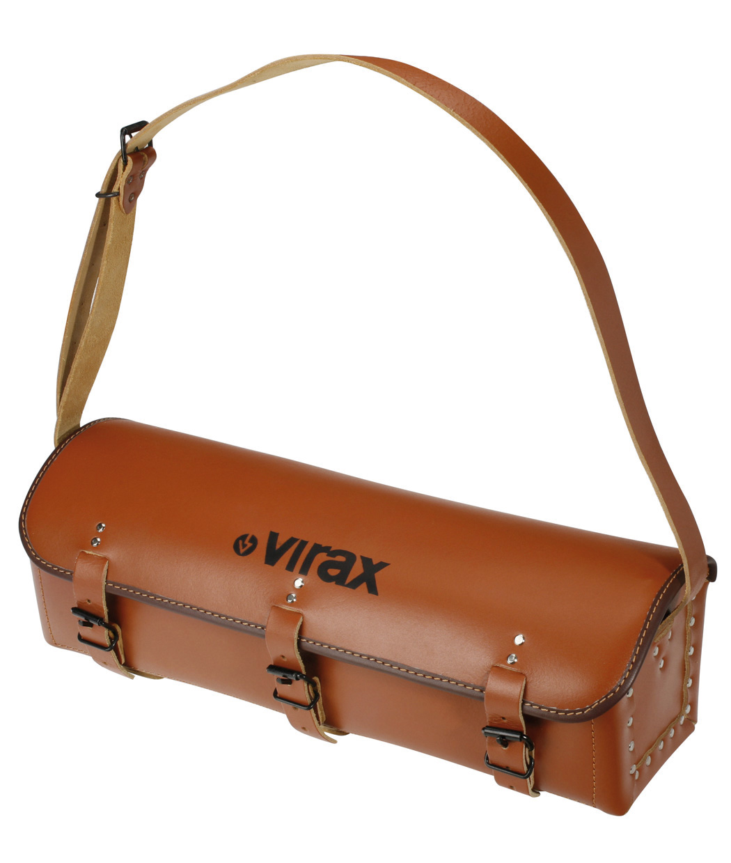 Virax Leather Tool Bag with Shoulder Strap 530mm x 180mm x 170mm