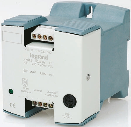 Legrand Linear DIN Rail Power Supply, 230V ac ac Input, 12V dc dc Output, 1A Output, 12W