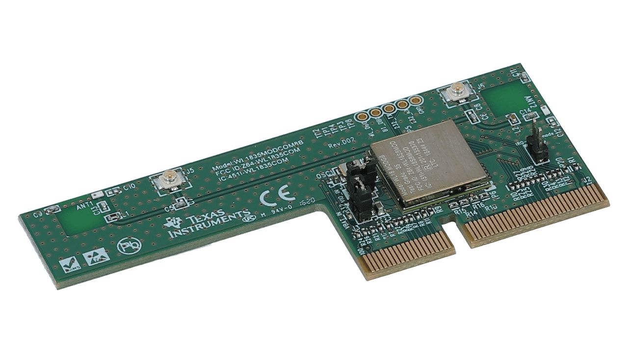 Texas Instruments WiFi Development Kit WL183 Bluetooth, WiFi Evaluation Module for WL18MODGB 2.4GHz WL1835MODCOM8B