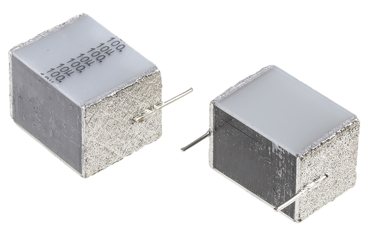 EPCOS B32562 Polyester Film Capacitor, 63 V ac, 100 V dc, ±10%, 10μF, Through Hole